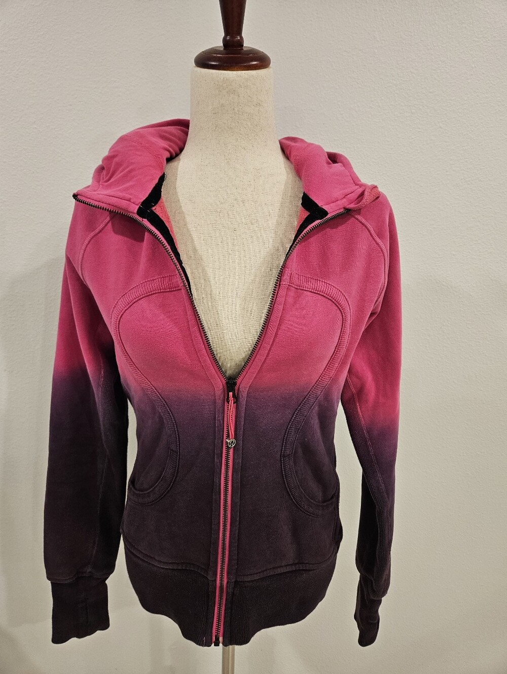 Lululemon Scuba Hoodie Sweatshirt Womens 8 Ombre Special Edition Full Zip